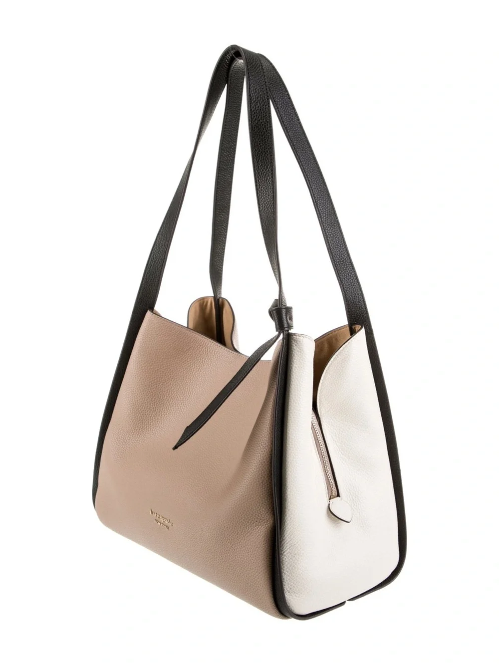 KATE SPADE NEW YORK Knott Large Colour-Block Leather Shoulder Bag Tote
